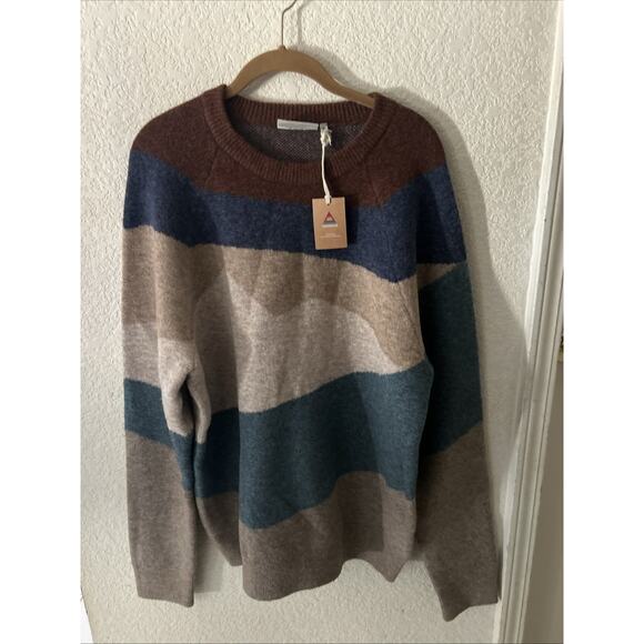 New Passenger Vista Knit Pullover Jumper Sweater Off White Size XL NWT